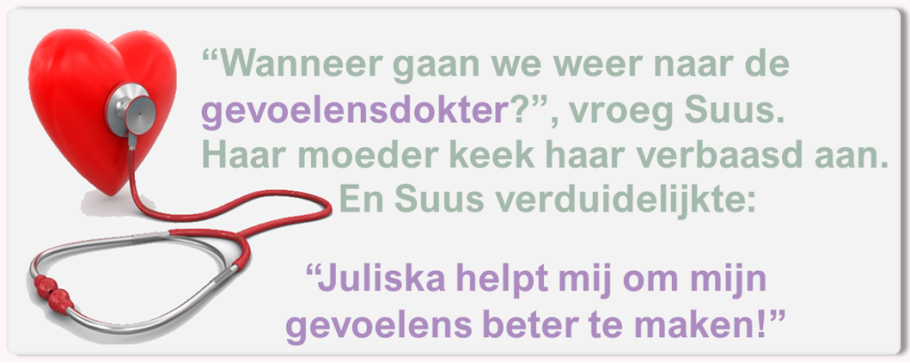 Gevoelensdokter: Juliska helpt mij mijn gevoelens beter te maken